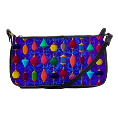 Colorful Background Stones Jewels Shoulder Clutch Bags