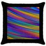 Colorful Background Throw Pillow Case (Black)