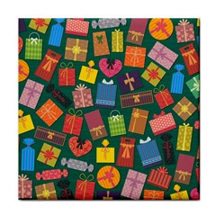 Presents Gifts Background Colorful Face Towel