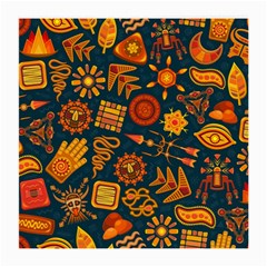 Pattern Background Ethnic Tribal Medium Glasses Cloth (2-side) by Nexatart