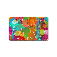Background Colorful Abstract Magnet (name Card)