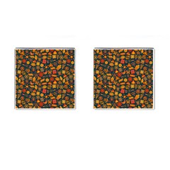 Pattern Background Ethnic Tribal Cufflinks (square) by Nexatart