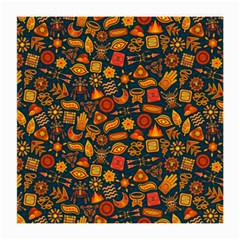 Pattern Background Ethnic Tribal Medium Glasses Cloth (2-side) by Nexatart