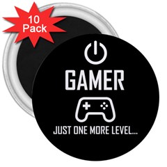 Gamer 3  Magnets (10 Pack)  by Valentinaart