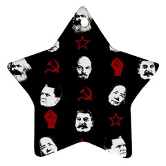 Communist Leaders Star Ornament (two Sides) by Valentinaart