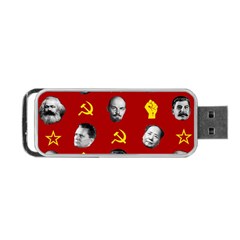 Communist Leaders Portable Usb Flash (one Side) by Valentinaart