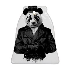 Rorschach Panda Bell Ornament (two Sides) by jumpercat