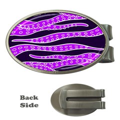 Purple Tentacles Money Clips (oval)  by jumpercat