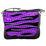 Purple Tentacles Messenger Bags