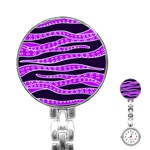 Purple Tentacles Stainless Steel Nurses Watch