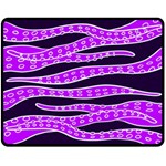 Purple Tentacles Double Sided Fleece Blanket (Medium) 