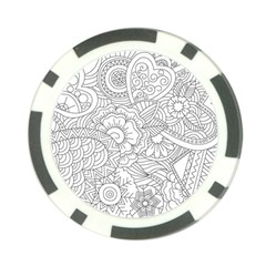 Ornament Vector Retro Poker Chip Card Guard