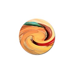 Spiral Abstract Colorful Edited Golf Ball Marker (10 Pack)