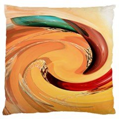 Spiral Abstract Colorful Edited Standard Flano Cushion Case (two Sides)