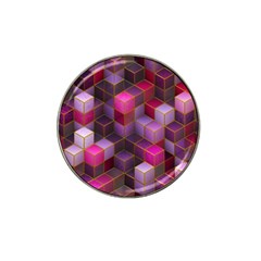 Cube Surface Texture Background Hat Clip Ball Marker (4 Pack) by Nexatart