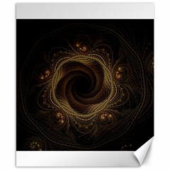 Beads Fractal Abstract Pattern Canvas 8  X 10 