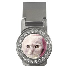 Cat Pet Cute Art Abstract Vintage Money Clips (cz) 