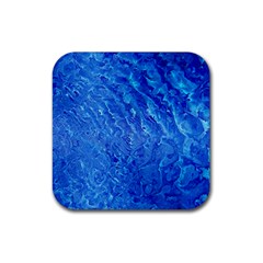 Background Art Abstract Watercolor Rubber Coaster (square) 