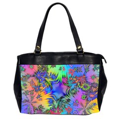 Star Abstract Colorful Fireworks Office Handbags (2 Sides)  by Nexatart