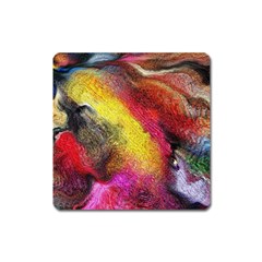 Background Art Abstract Watercolor Square Magnet by Nexatart