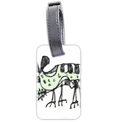 Monster Rat Pencil Drawing Illustration Luggage Tags (two Sides) by dflcprints