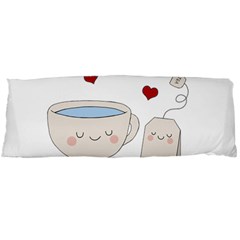 Cute Tea Body Pillow Case (dakimakura) by Valentinaart