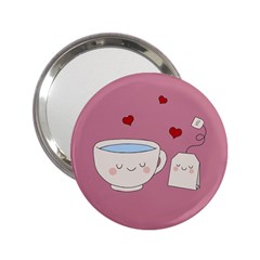 Cute Tea 2 25  Handbag Mirrors