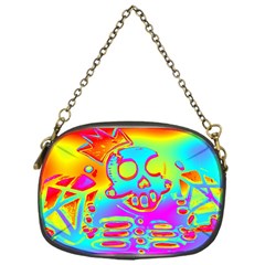 Rainbow Skeleton King Chain Purses (one Side)  by Roxzanoart