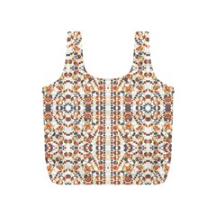 Multicolored Geometric Pattern  Full Print Recycle Bags (s)  by dflcprints