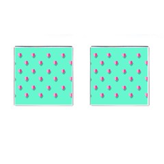 Love Heart Set Seamless Pattern Cufflinks (square)