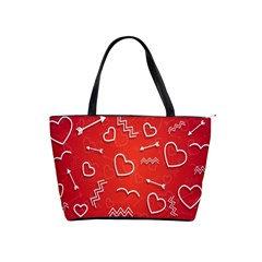 Background Valentine S Day Love Shoulder Handbags by Nexatart