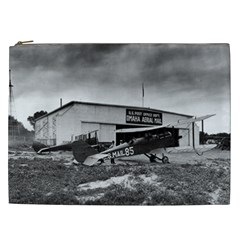 Omaha Airfield Airplain Hangar Cosmetic Bag (xxl) 