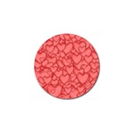 Background Hearts Love Golf Ball Marker (4 pack)