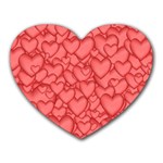 Background Hearts Love Heart Mousepads