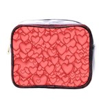 Background Hearts Love Mini Toiletries Bags