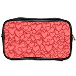 Background Hearts Love Toiletries Bags 2-Side