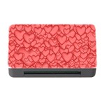 Background Hearts Love Memory Card Reader with CF