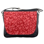 Background Hearts Love Messenger Bags