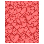 Background Hearts Love Drawstring Bag (Small)