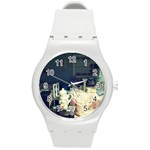 Abandonded Dollhouse Round Plastic Sport Watch (M)