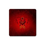 Wonderful Hearts, Kisses Square Magnet