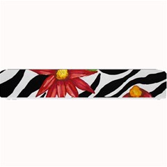 Floral Zebra Print Small Bar Mats by dawnsiegler