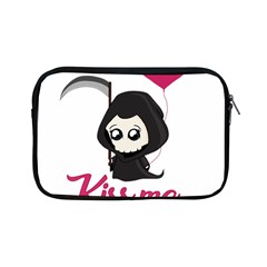 Cute Grim Reaper Apple Ipad Mini Zipper Cases by Valentinaart