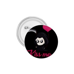 Cute Grim Reaper 1 75  Buttons by Valentinaart