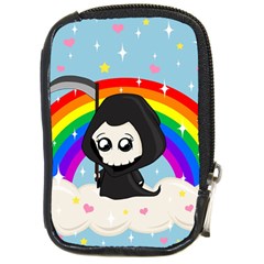 Cute Grim Reaper Compact Camera Cases by Valentinaart