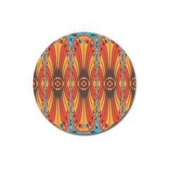 Geometric Extravaganza Pattern Magnet 3  (round) by linceazul