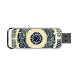 Background Vintage Japanese Portable Usb Flash (two Sides) by Nexatart