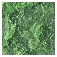 Green Geological Surface Background Large Satin Scarf (square) by Nexatart