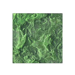 Green Geological Surface Background Satin Bandana Scarf by Nexatart