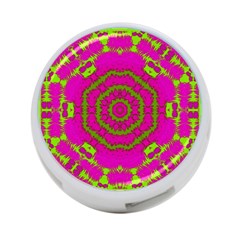 Fern Forest Star Mandala Decorative 4-port Usb Hub (one Side) by pepitasart